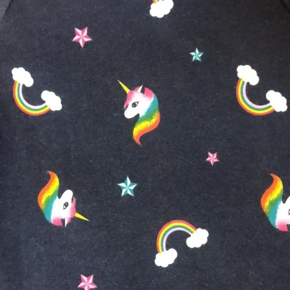 Rainbows & Unicorns and Stars Oh My! Kids Sweatshirt. - Picture 2 of 4